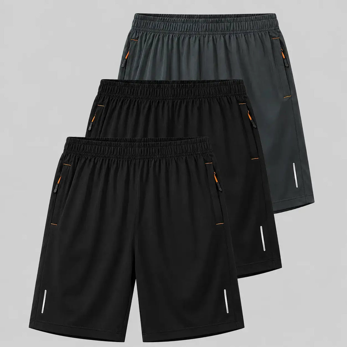 AeroDry men's shorts colour options for the 3-pack